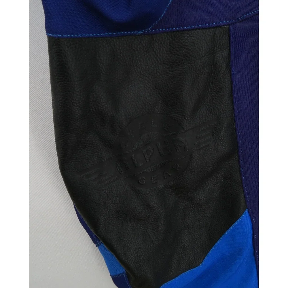Alpha Cycle Gear Blue Neon Yellow Motocross Off Road Race Pants Men 36 gear pads